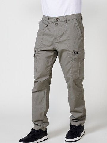 Regular Pantalon cargo KOROSHI en vert : devant