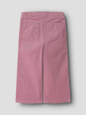 NAME IT - Pierna ancha Pantalón en rosa
