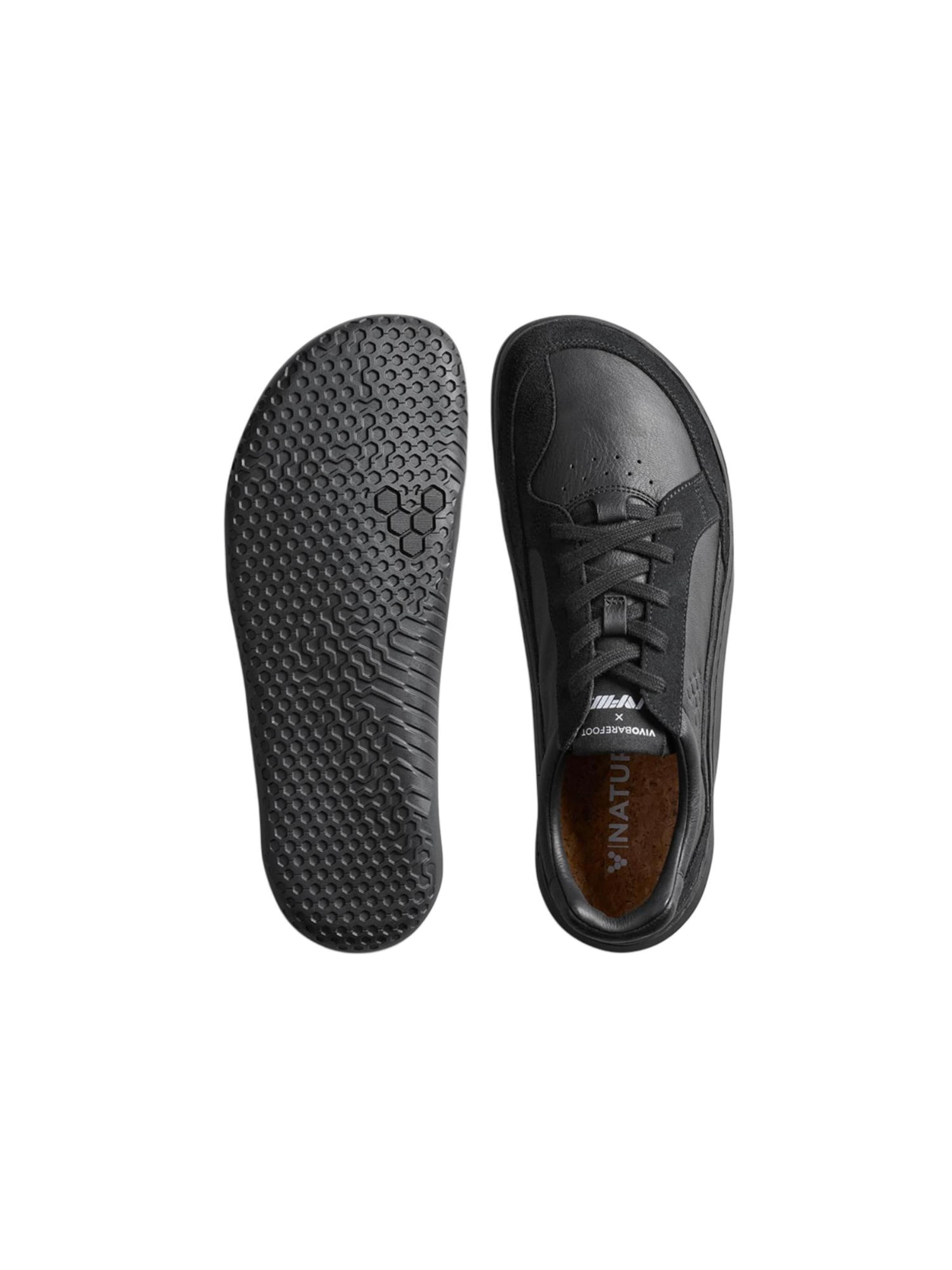 Chaussure basse 'GOBI II SNEAKER PREMIUM LEATHER' Vivo Barefoot en noir