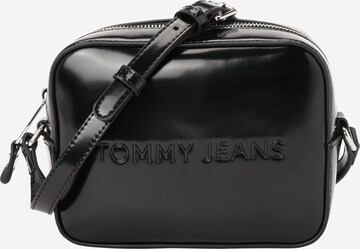 melns Tommy Jeans Pleca soma 'EESSENTIAL': no priekšpuses