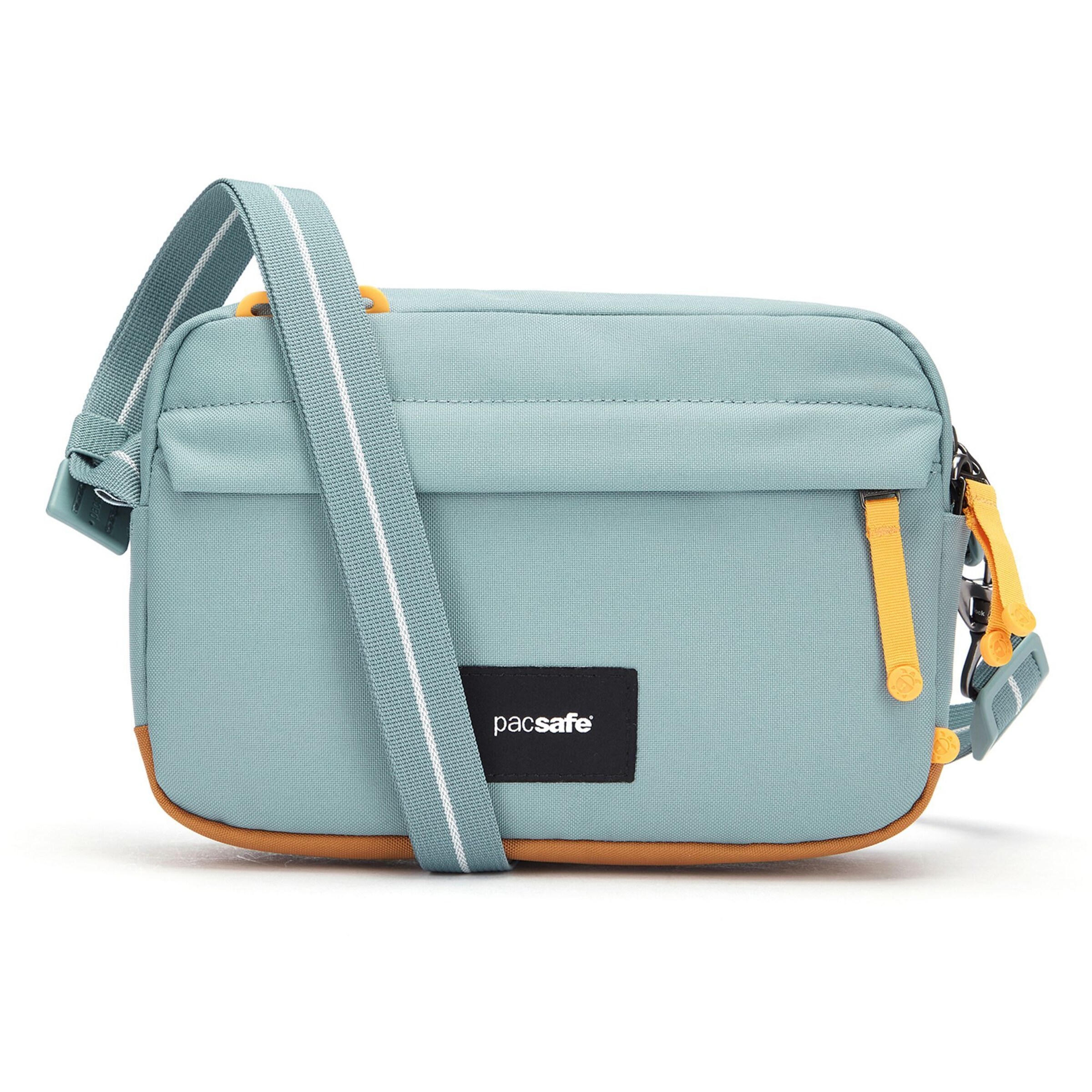 Pacsafe Crossbody Bag in Green: front