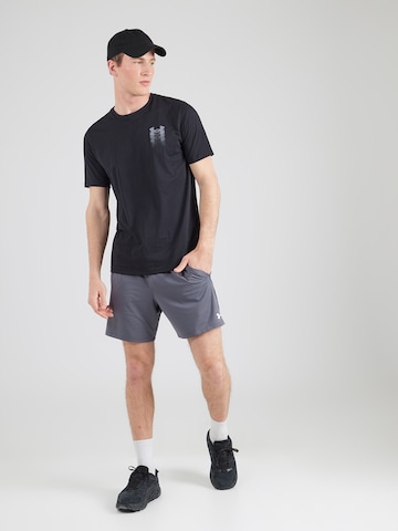 UNDER ARMOUR Loosefit Sportnadrágok 'Vent' - szürke