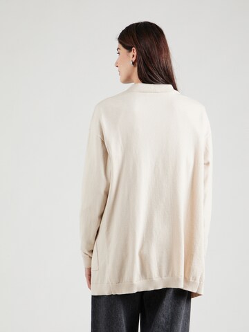 ABOUT YOU Knit Cardigan 'Teena' in Beige