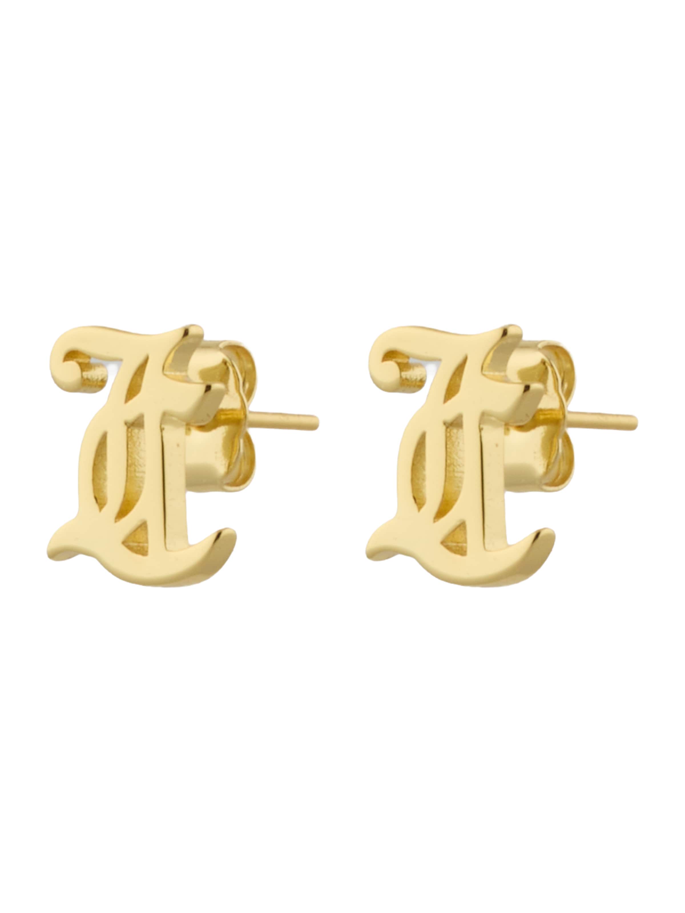 Juicy Couture Oorbellen in Goud: voorkant