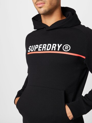 melns Superdry Sportisks džemperis
