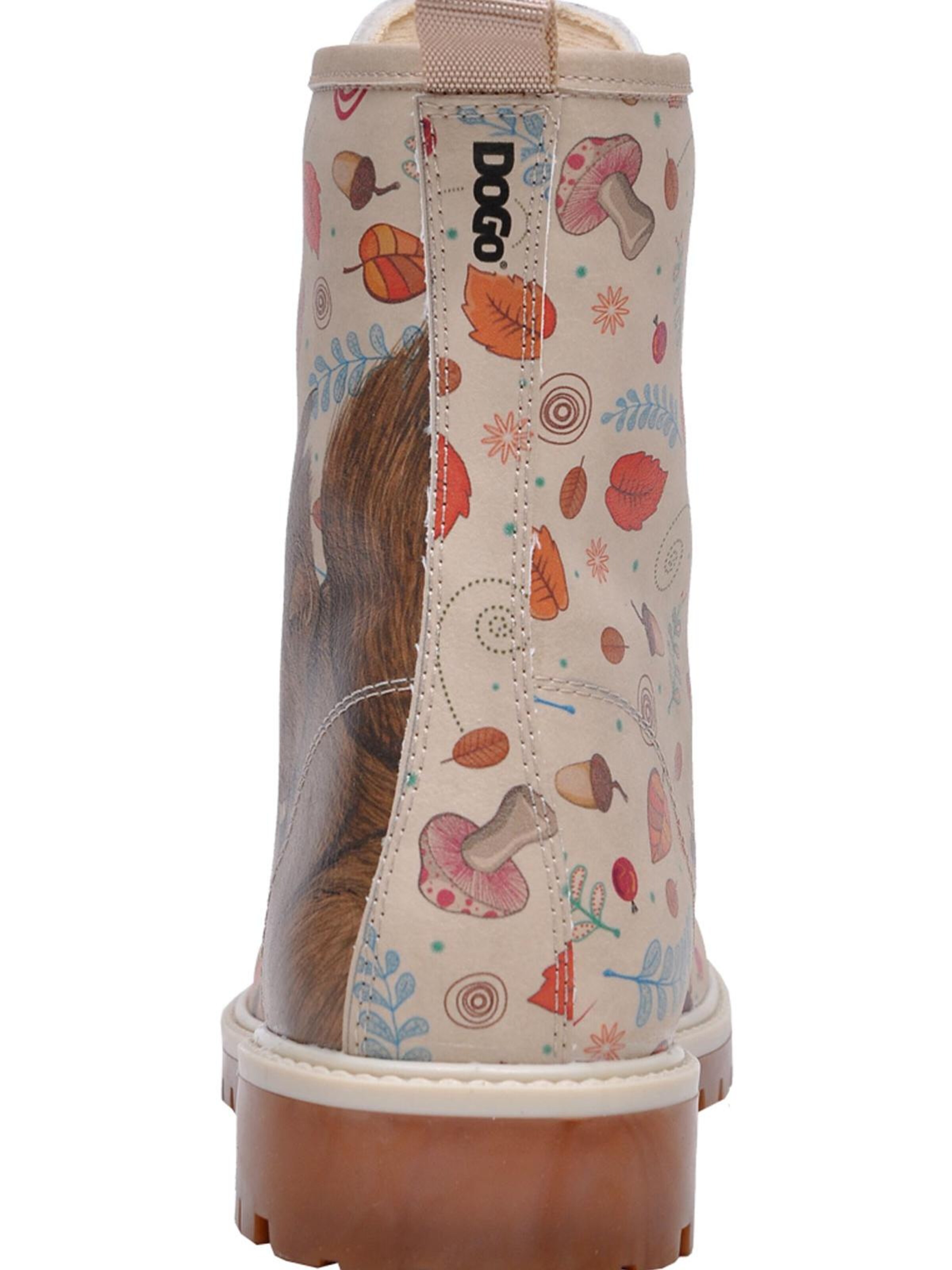DOGO Schnürstiefel 'DOGO Boots - squirrel' in Beige