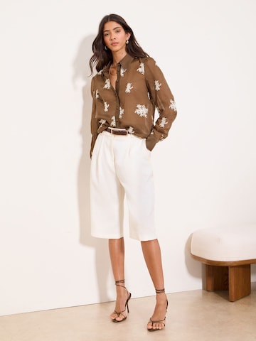 Lipsy Bluse in Braun