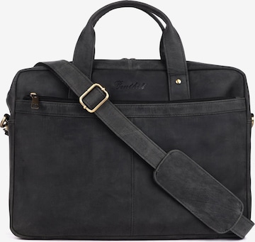 Benthill Laptop Bag in Black: front