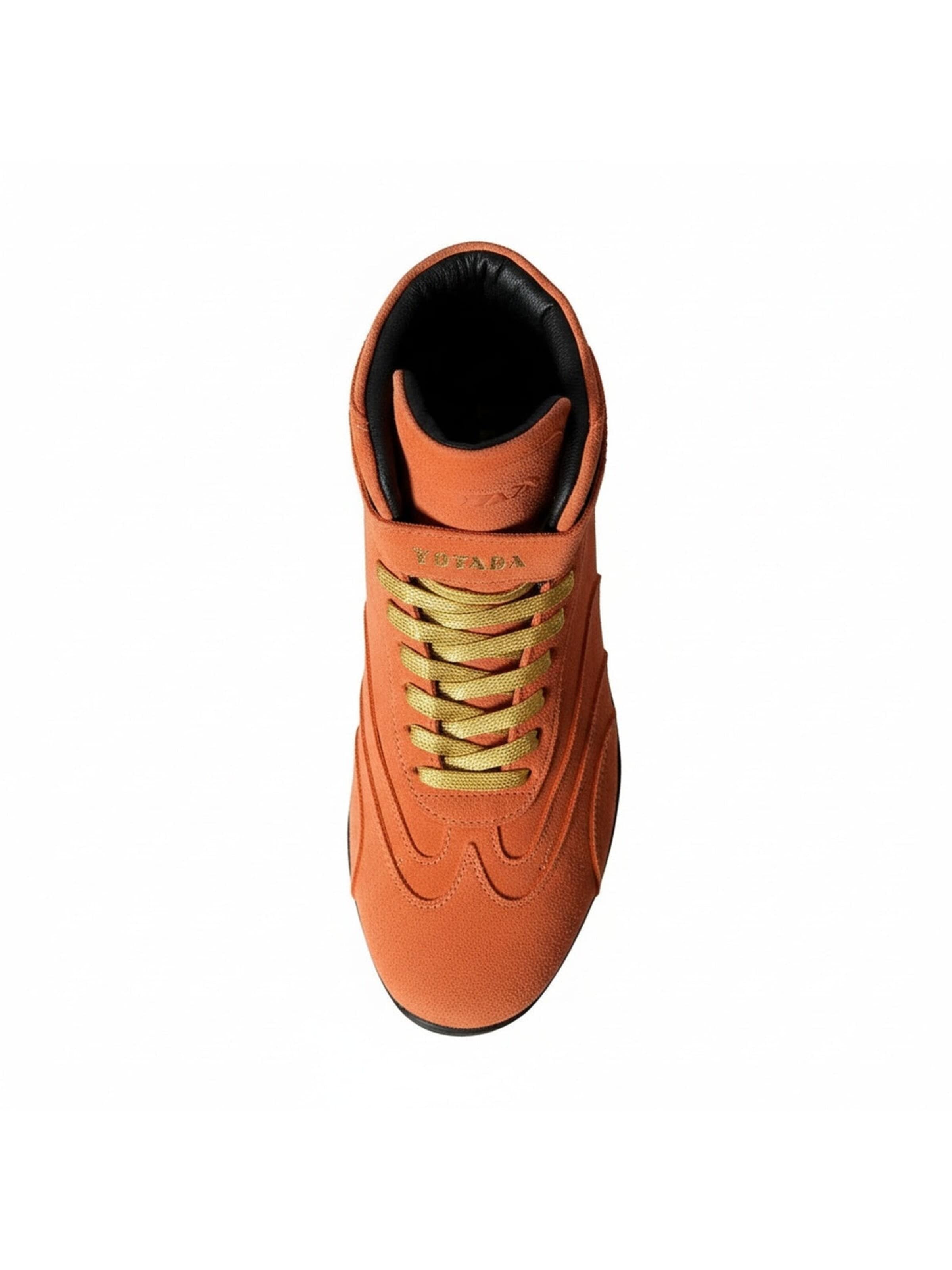Sneaker alta 'Pat Moss Boots' di Yoxeone in arancione