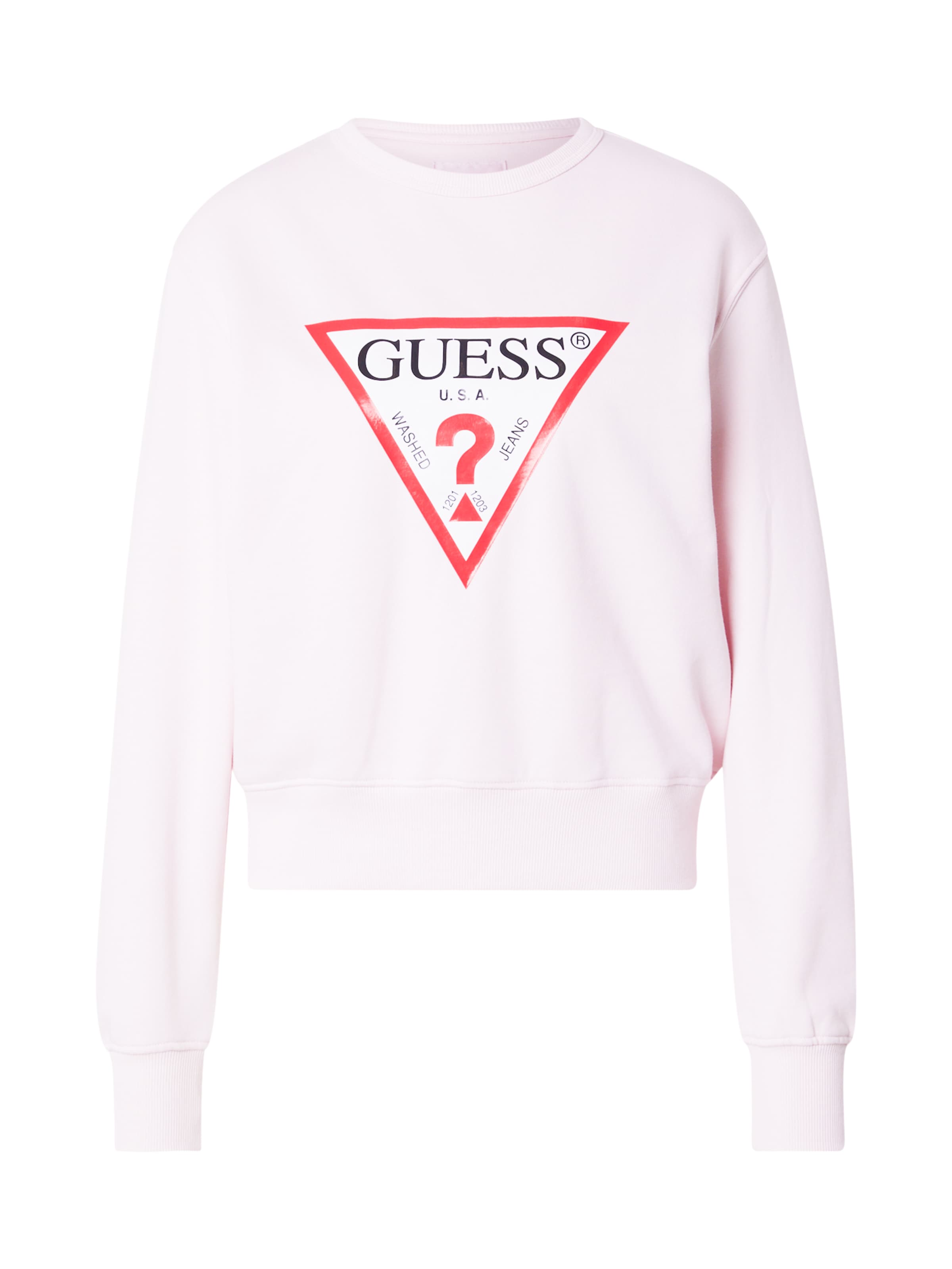 GUESS Sweatshirt in Pink: front