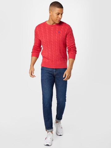 Coupe regular Pull-over 'DRIVER' Polo Ralph Lauren en rose