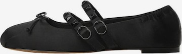 MANGO Ballet Flats with Strap 'arne' in Black: front