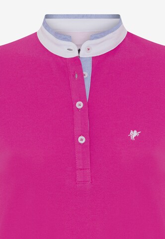 DENIM CULTURE Poloshirt 'Kelly' in Pink