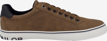 TOM TAILOR Sneaker in Braun