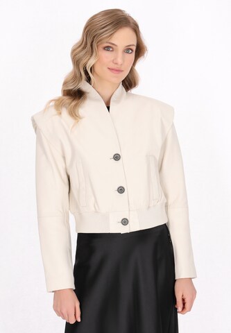 DreiMaster Vintage Between-season jacket 'Vintage' in White: front