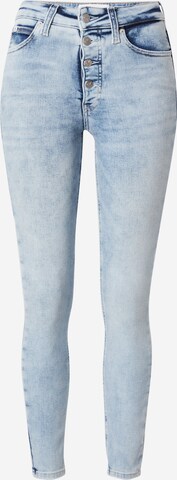 Calvin Klein Jeans Skinny Fit Дънки 'HIGH RISE SUPER SKINNY ANKLE' в синьо: отпред