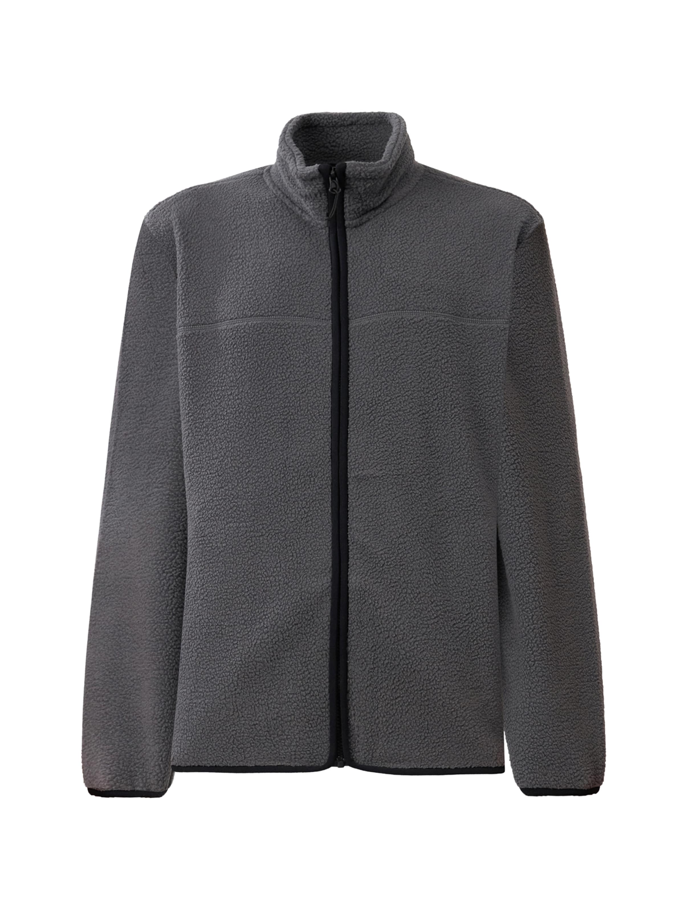 Only & Sons Fleece Jacket 'ONSEMILIO' in Grey: front