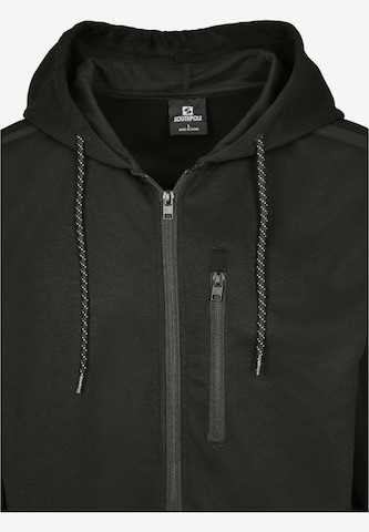 SOUTHPOLE - Sudadera con cremallera en negro