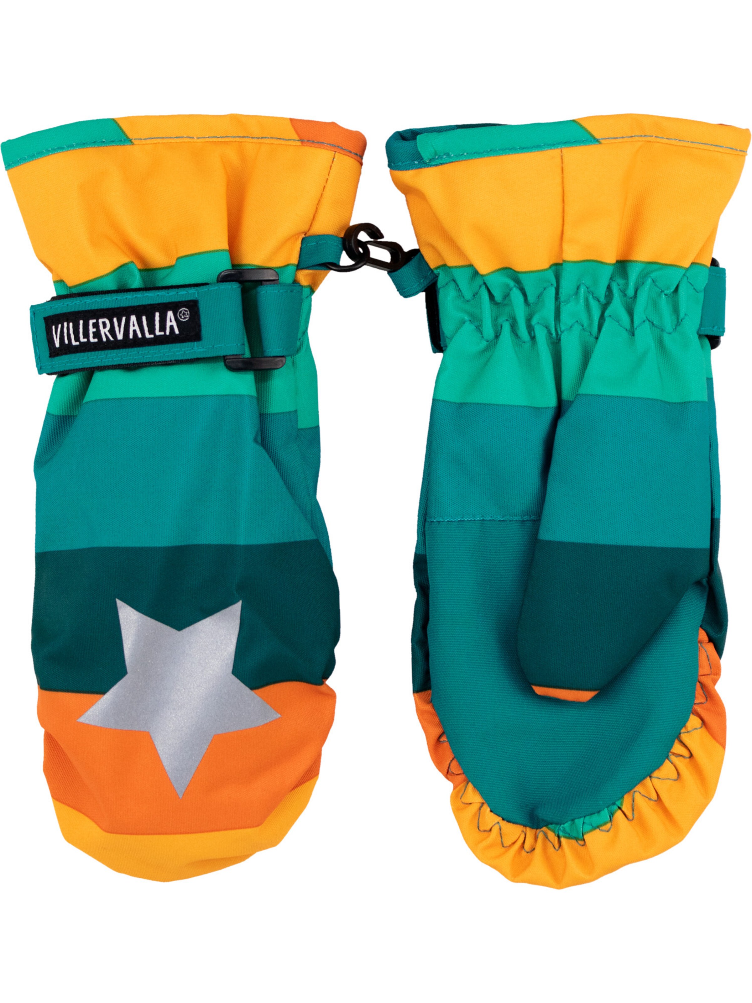 Villervalla Gloves 'Sterne' in Mixed colors: front