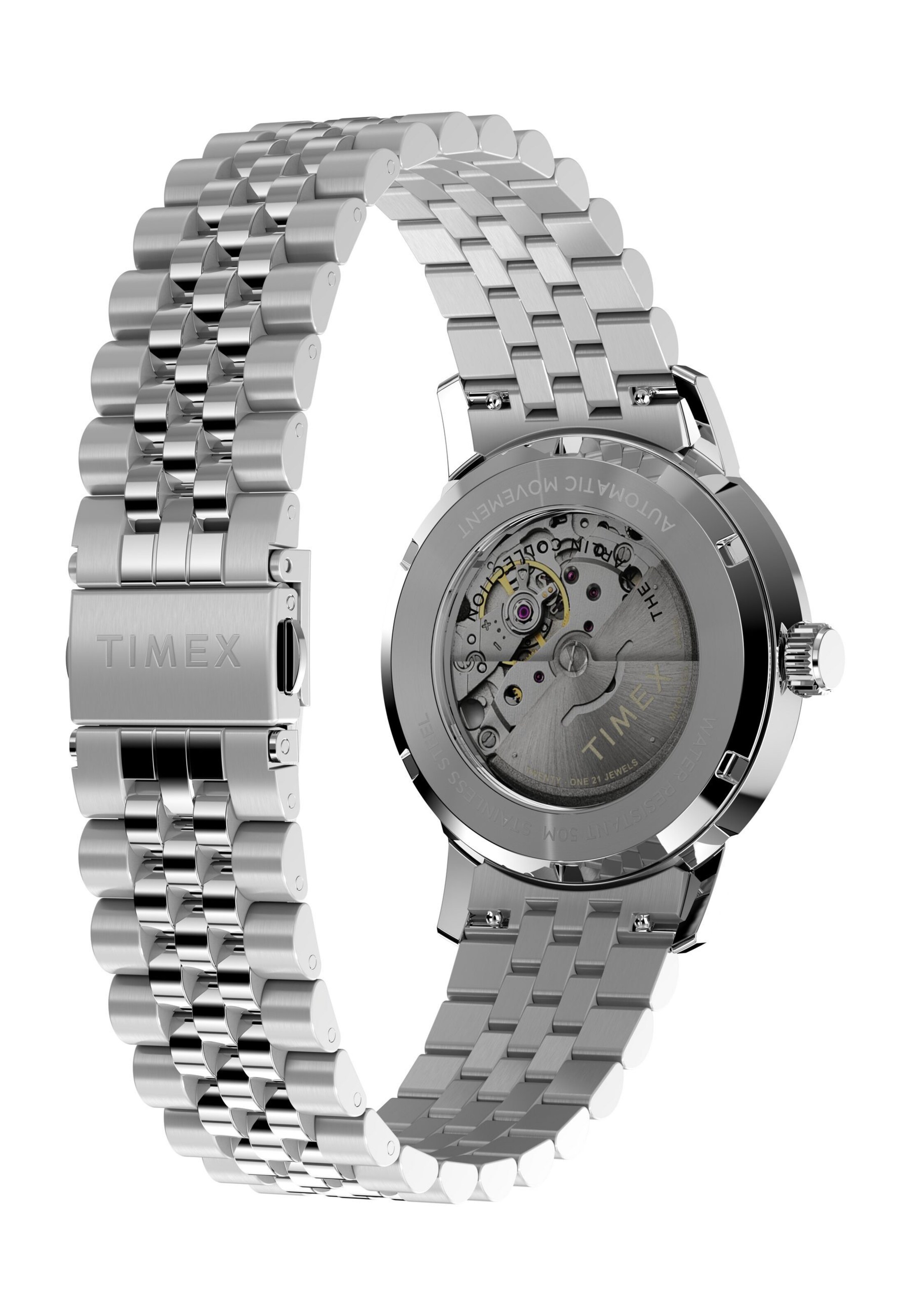 TIMEX Analoguhr 'Marlin Automatic' in Silber