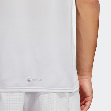 ADIDAS SPORTSWEAR Λειτουργικό μπλουζάκι 'Designed 4 Running' σε λευκό