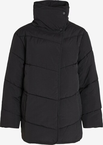 VILA Winter Jacket 'LOUISA' in Black: front