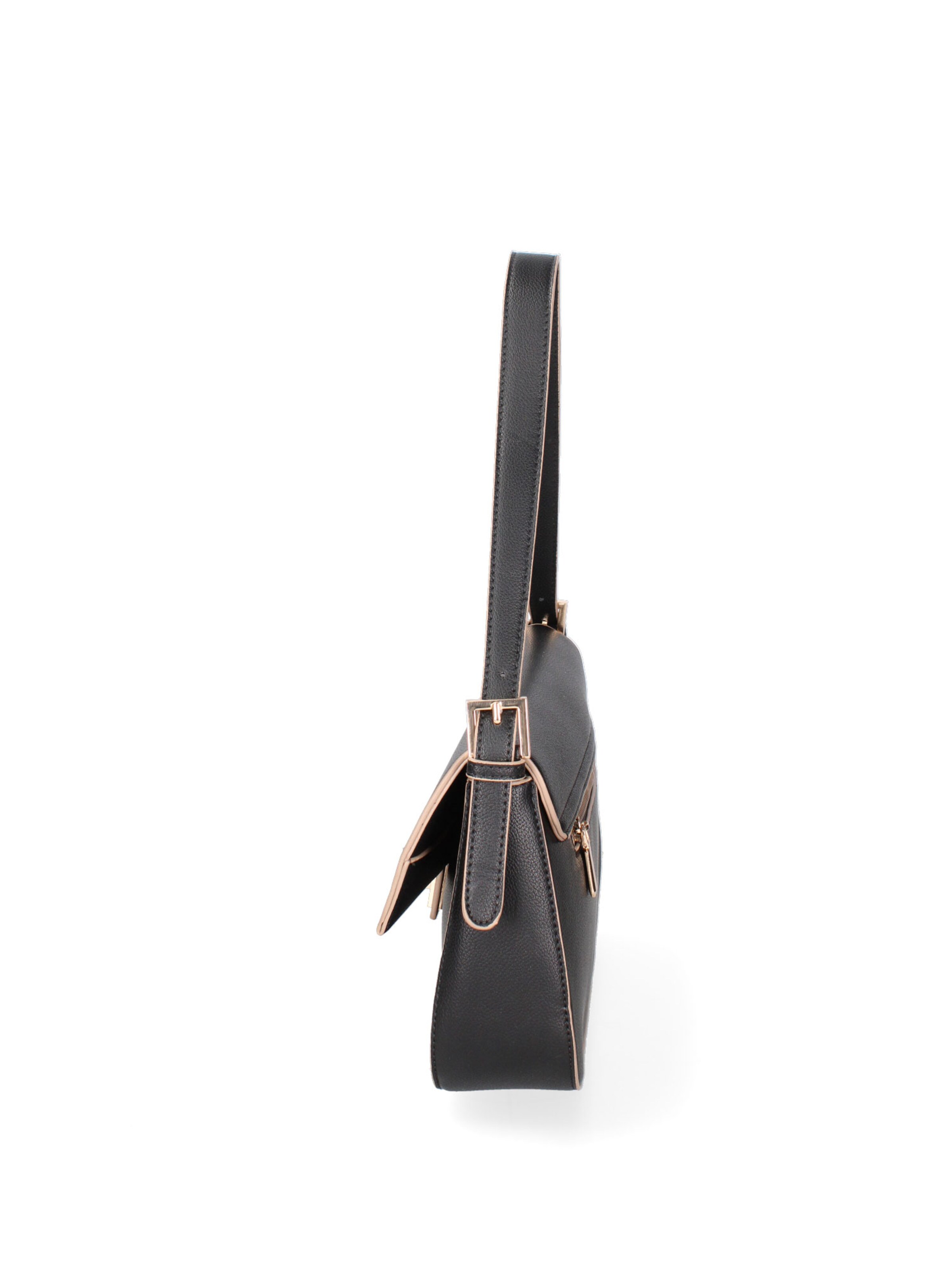 Borsa a spalla 'Borsa a Spalla Donna Calliope Ecopelle - Chiusura Girello' di Diana&Co. in nero