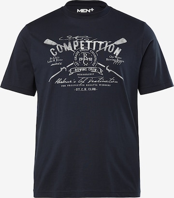 Men Plus Shirt in Blue: front