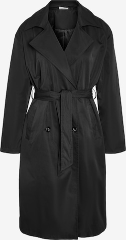 Noisy may Ανοιξιάτικο και φθινοπωρινό παλτό 'MANYA' σε μαύρο: μπροστά