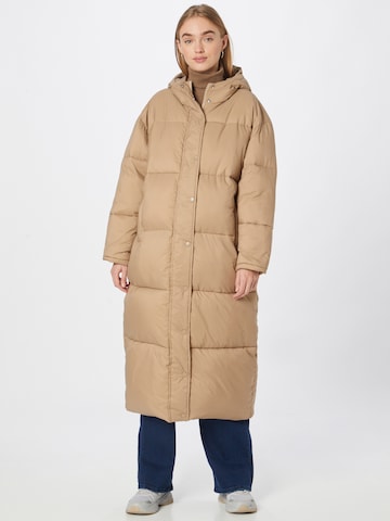 Manteau d’hiver 'Kol' AMERICAN VINTAGE en beige : devant