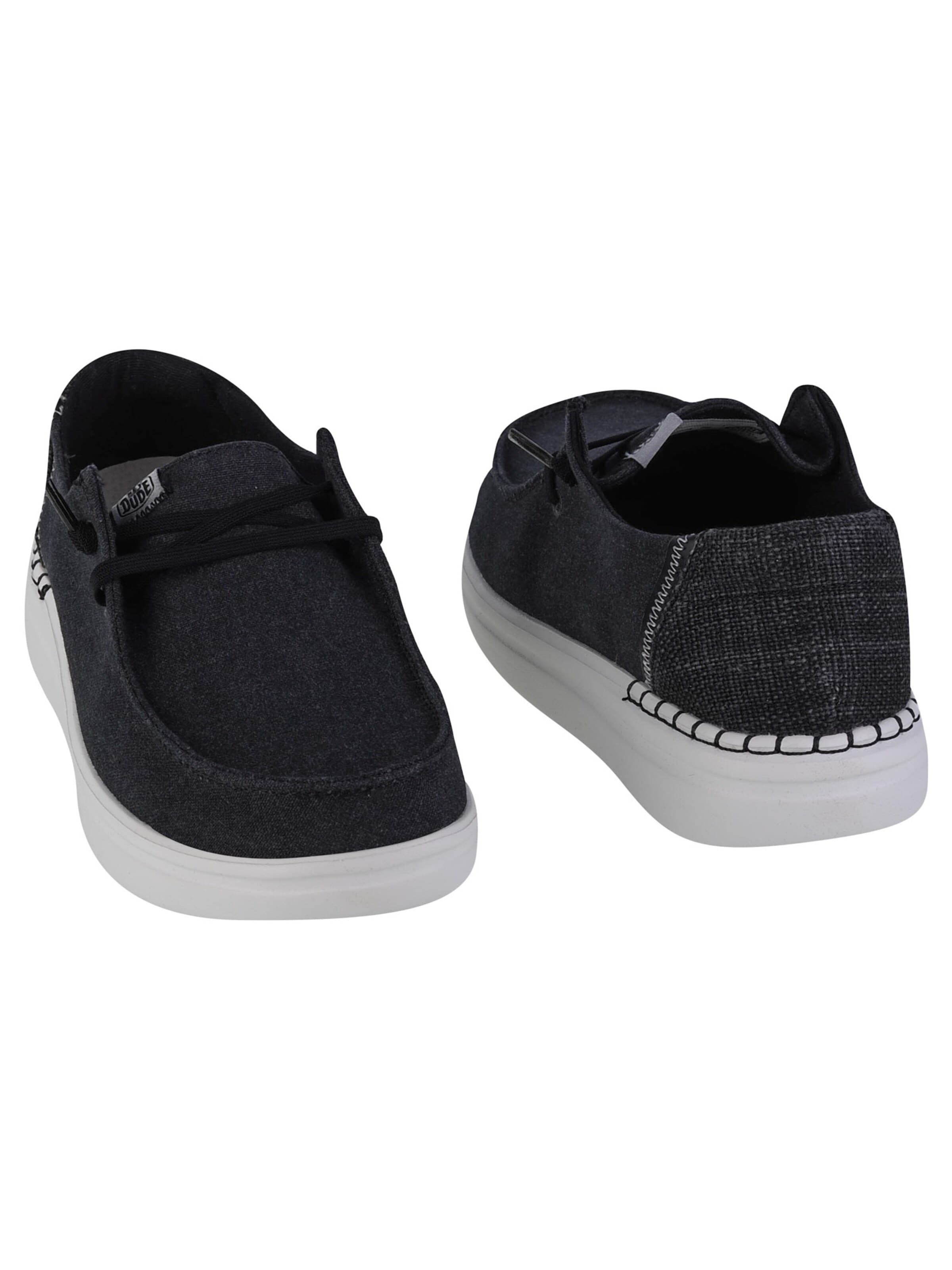 HEY DUDE Lace-up shoe in Black