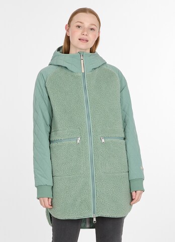 Ragwear Fleecejacke in Grün: Vorderseite