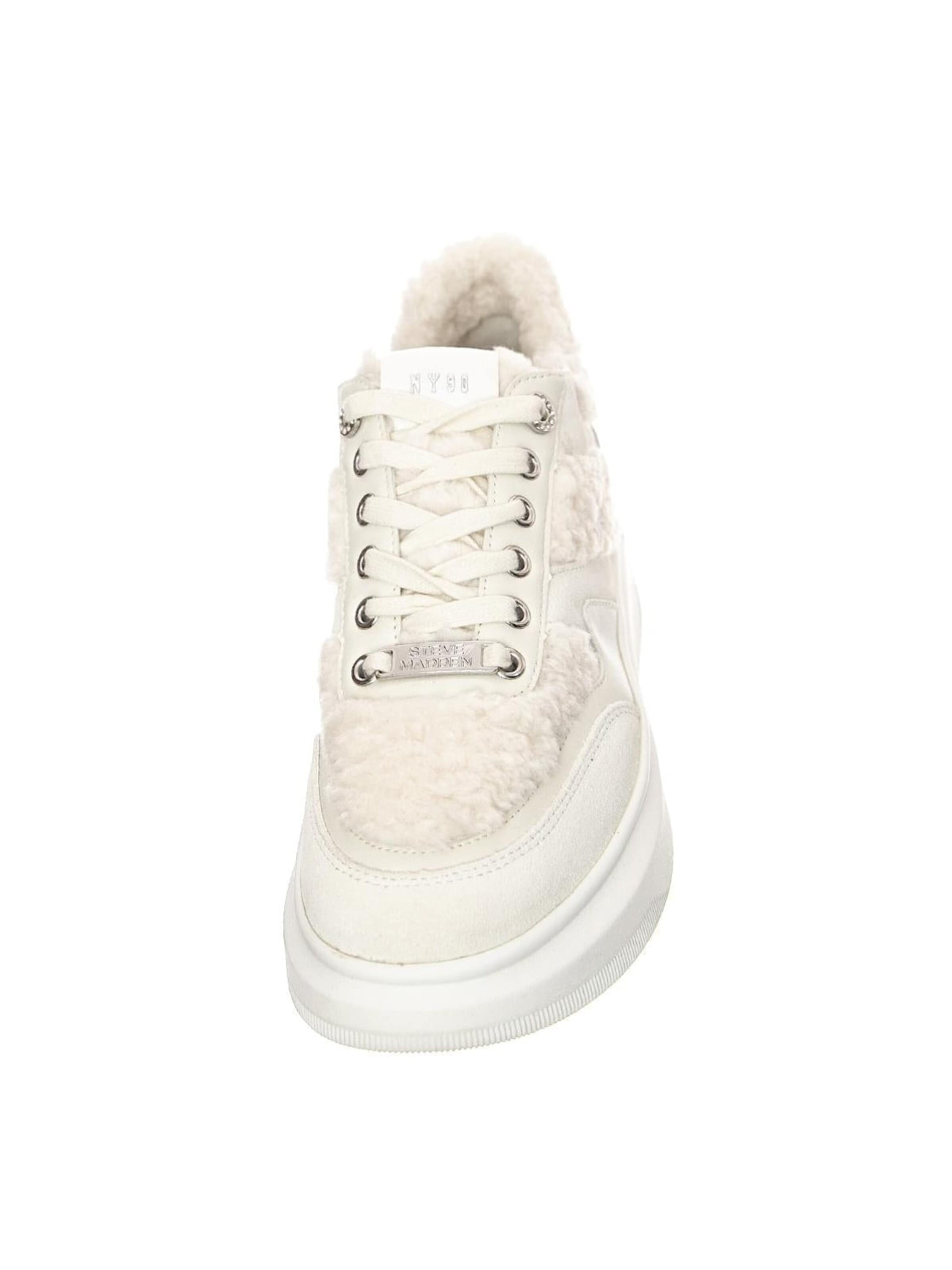 Sneaker bassa 'Womens Grandiose Bone / Multi Lace-Up Low-Profile Shoes' di STEVE MADDEN in bianco
