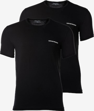 Emporio Armani T-Shirt in Schwarz: predná strana