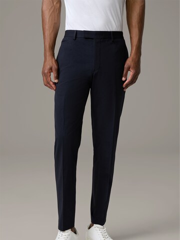 STRELLSON Slimfit Pantalon 'Kynd' in Blauw: voorkant