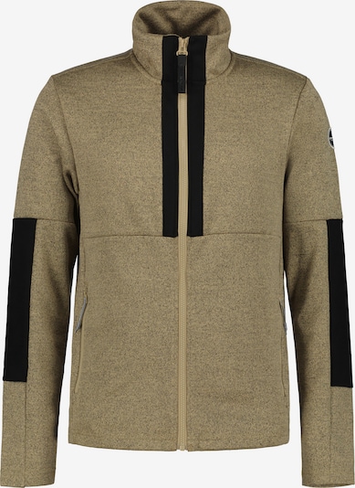 ICEPEAK Funktionele fleece-jas 'Alvene' in de kleur Donkerbeige / Zwart, Productweergave