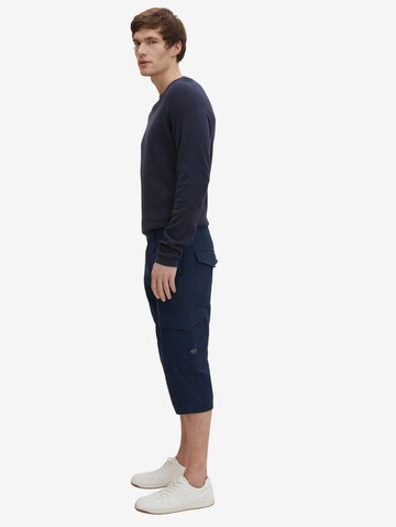 TOM TAILOR Regular Cargo Pants 'Max' in Blue