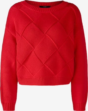 OUI - Pullover em vermelho: frente