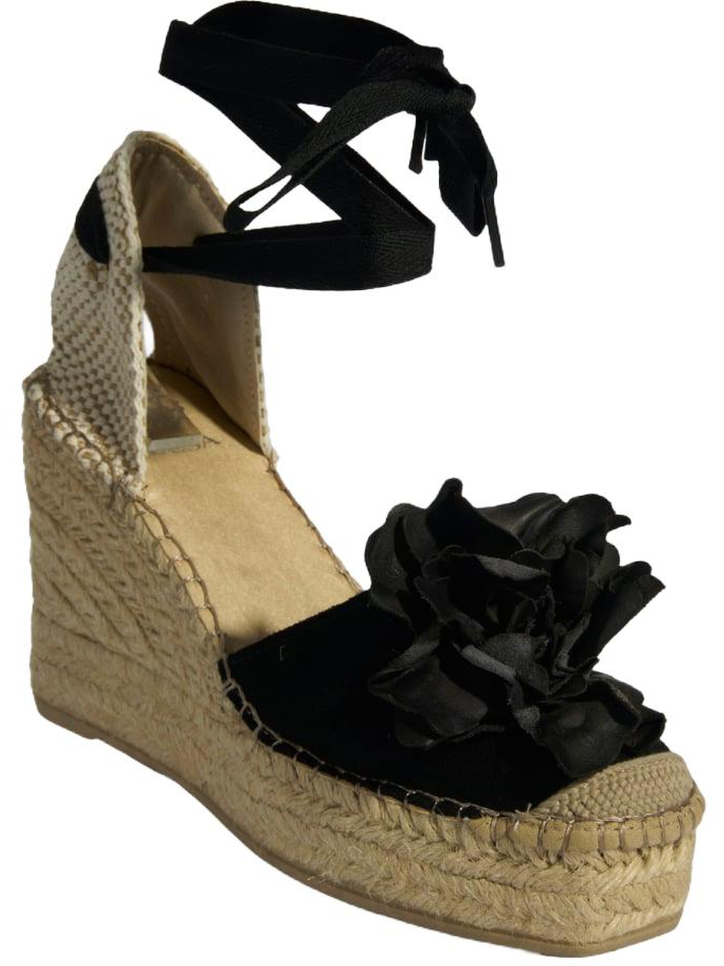 Desa Espadrilles 'Keil-Espadrilles' in Black