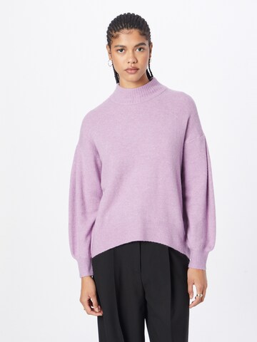 ESPRIT Sweter w kolorze fioletowy: przód