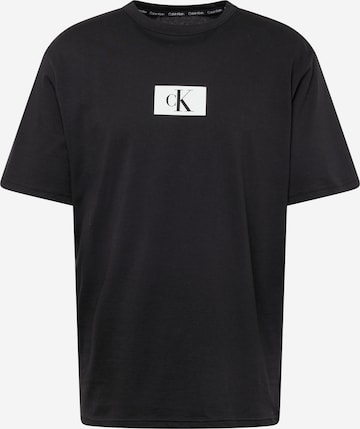 T-Shirt Calvin Klein Underwear en noir : devant