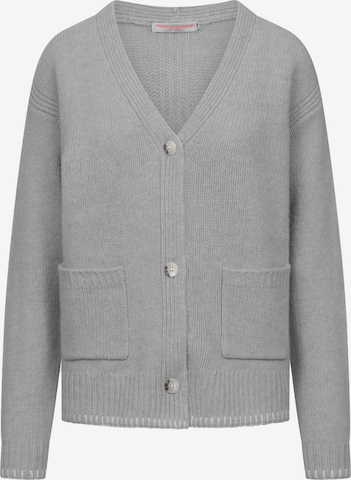 Frieda & Freddies NY Strickjacke in Grau: Vorderseite