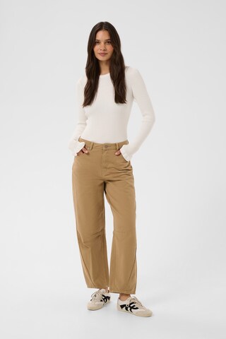 Kaffe Loosefit Broek in Beige