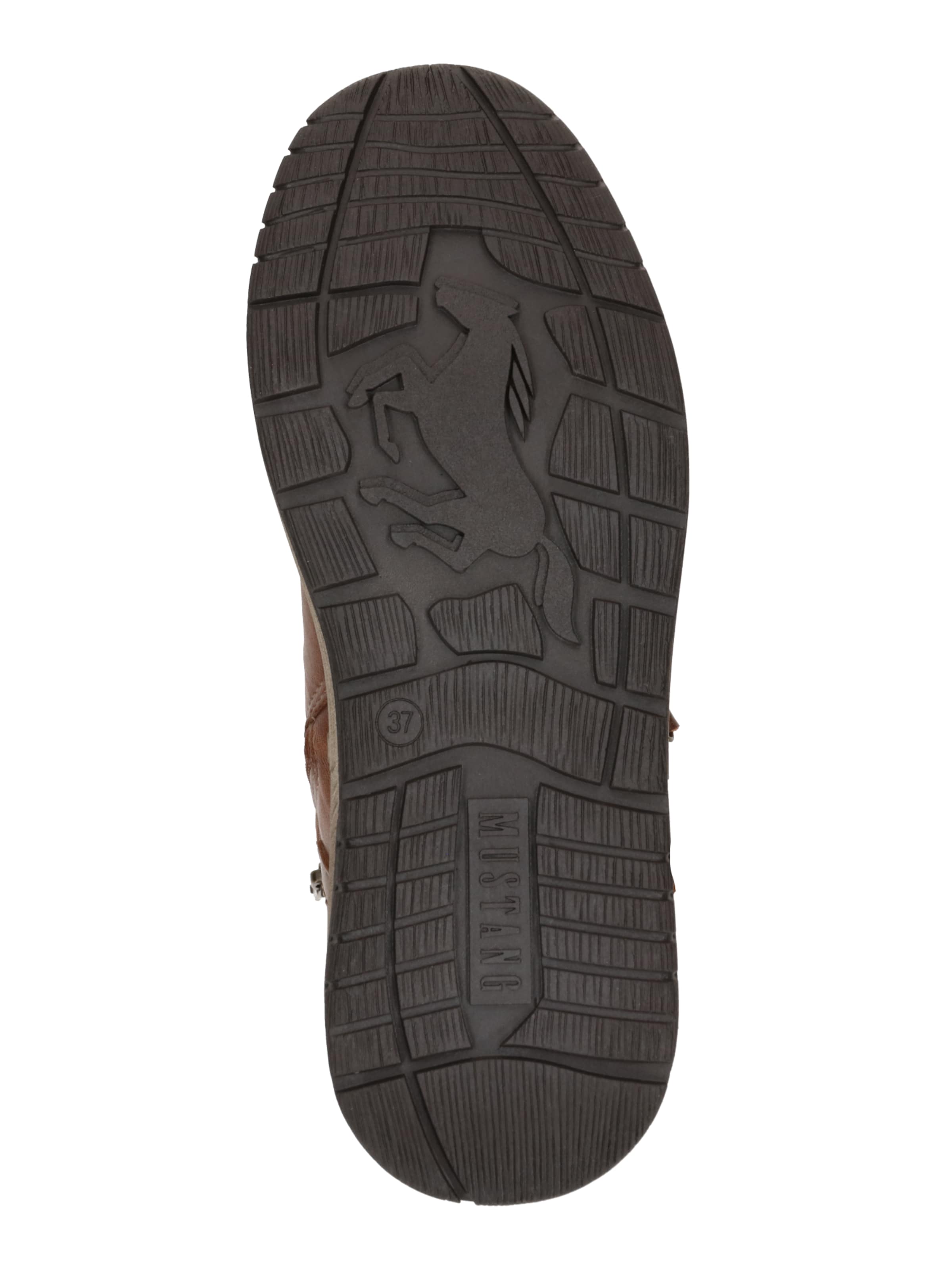 MUSTANG Lace-up bootie in Brown