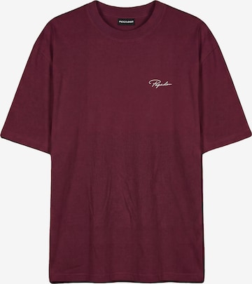 Pegador T-Shirt 'Pike' in Rot: Vorderseite
