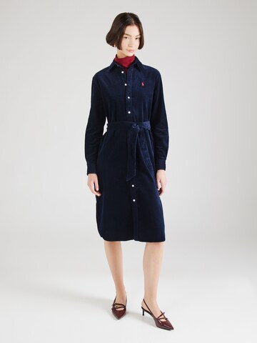 Polo Ralph Lauren Blousejurk in Blauw: voorkant