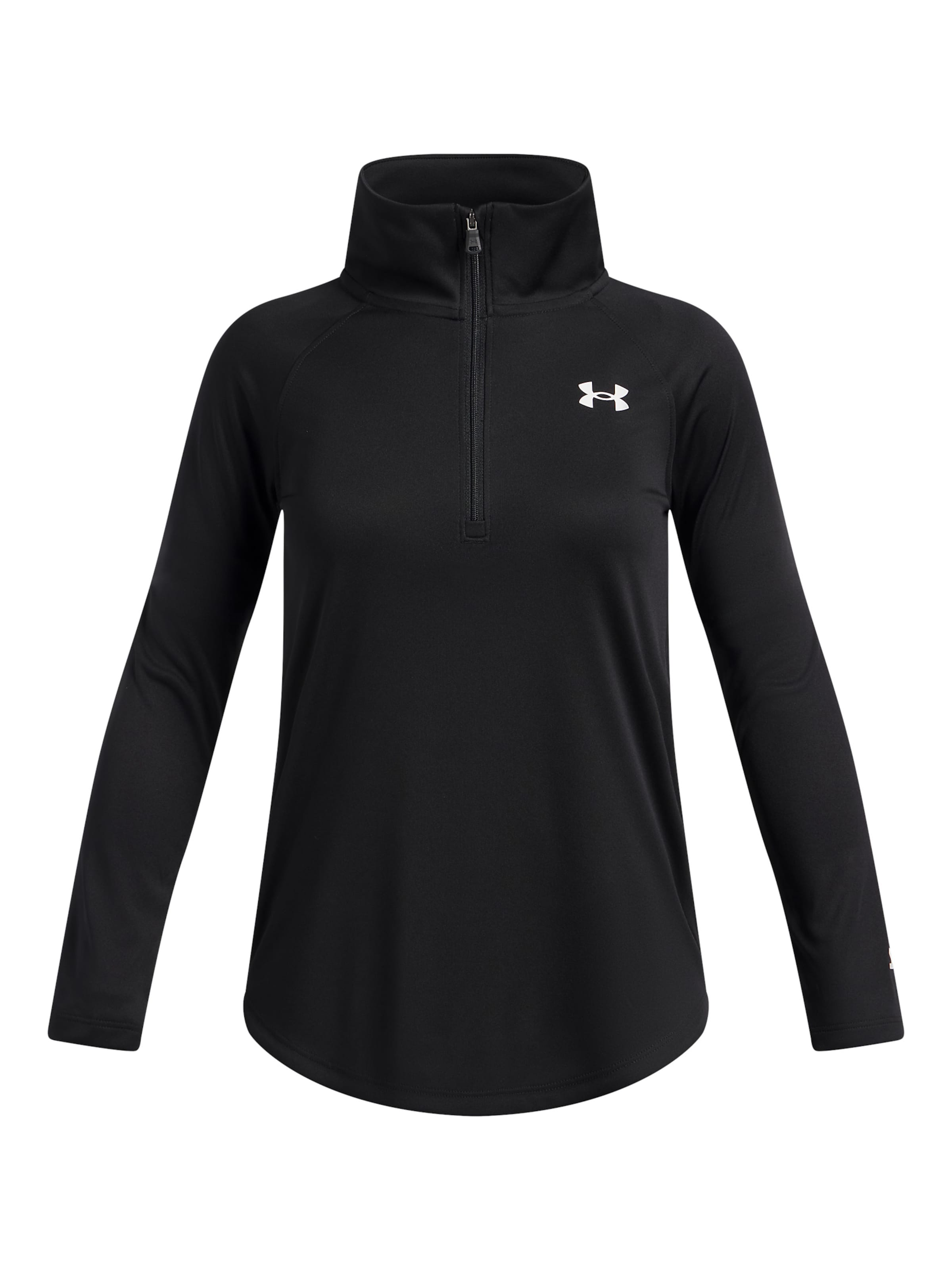 UNDER ARMOUR Sports top 'Tech Wordmark HZ' in Black: front