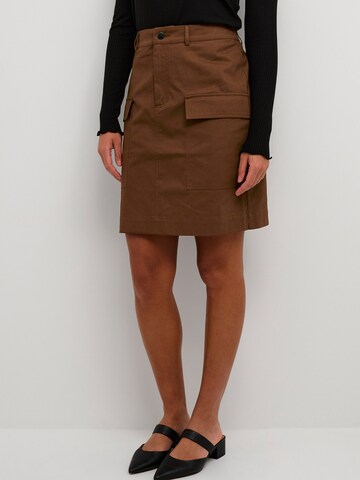 Kaffe Skirt 'Carmen' in Brown: front