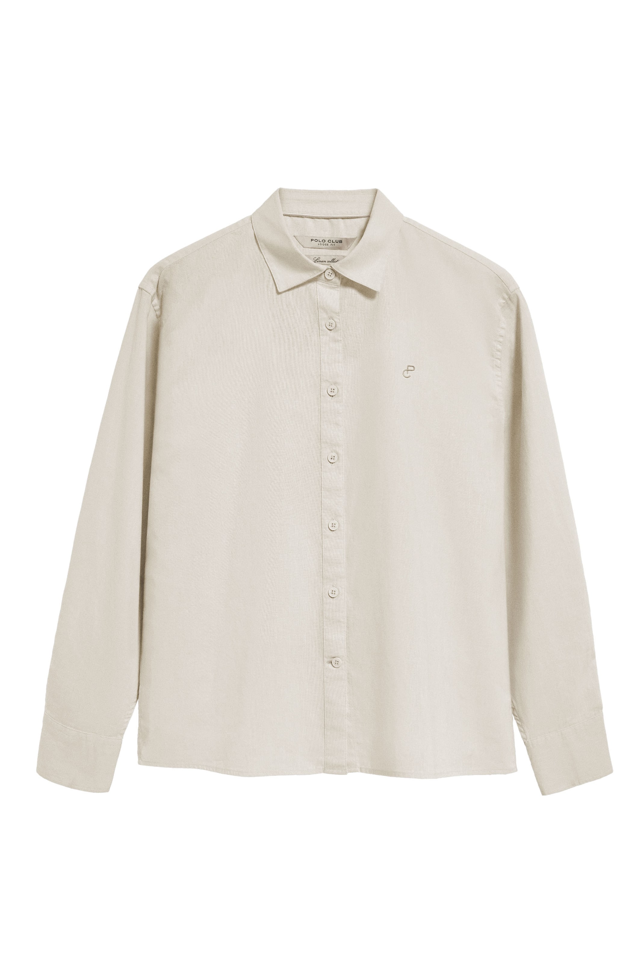 Polo Club Bluse in Beige: Vorderseite