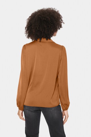 SAINT TROPEZ Blouse 'Laireen' in Bruin